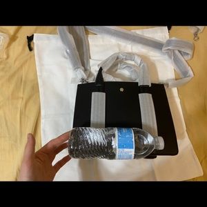 Theory black handbag brand new leather